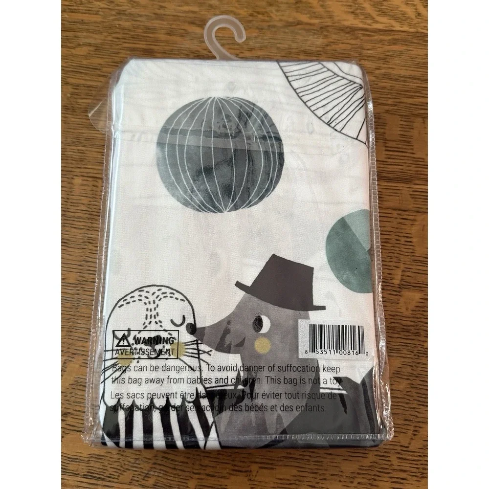NEW Rookie Humans‎ Nautical Sea Life Cotton Sateen Fitted Mini Crib Sheet